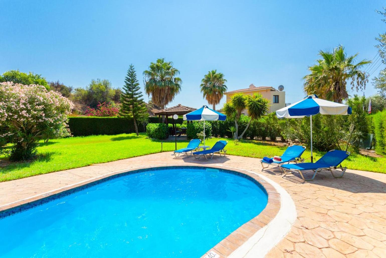 Villa Halima Fostira Полис Экстерьер фото