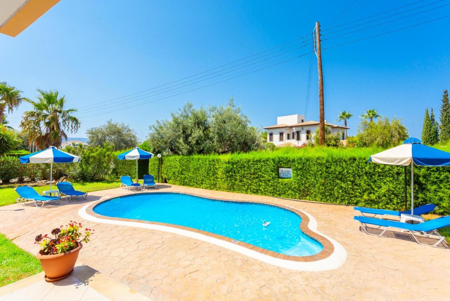 Villa Halima Fostira Полис Экстерьер фото